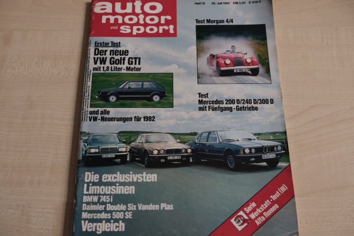Deckblatt Auto Motor und Sport (15/1982)